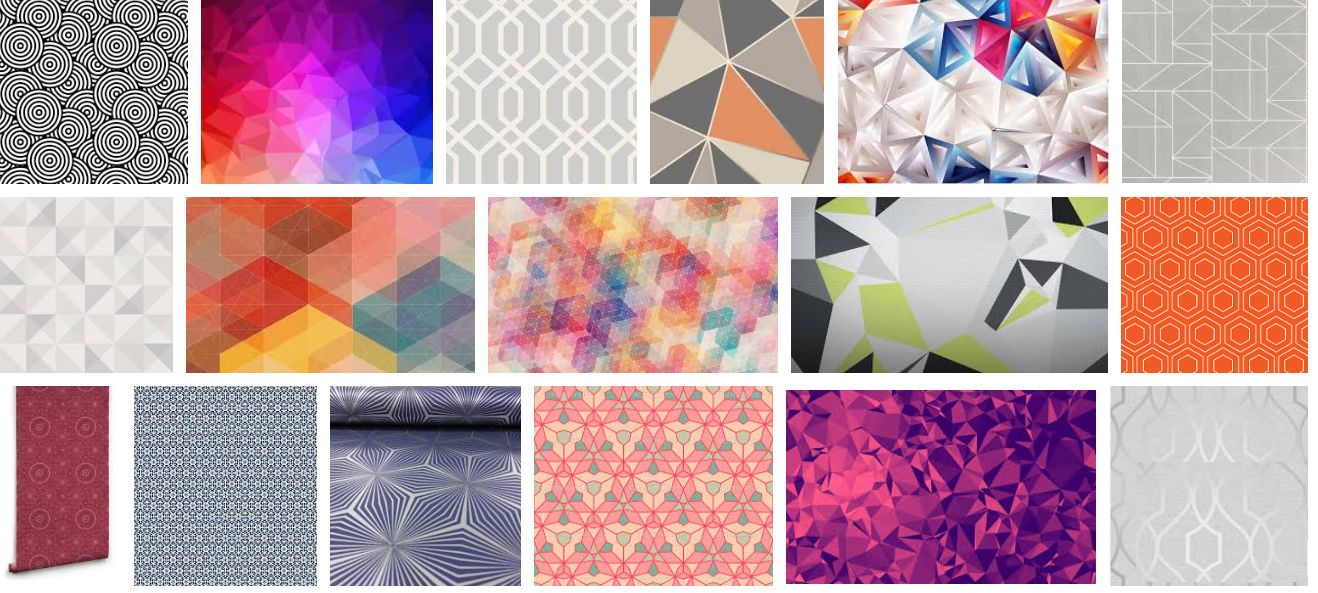 Modern Geometric Pattern Wallpaper