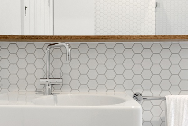 3D Mirror Hexagon Design wallpaper